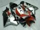 2005-2006 Black Silver Red Honda CBR600RR Motorcycle Fairings