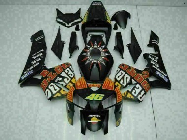 Abs 2005-2006 Black Honda CBR600RR Bike Fairings & Bodywork