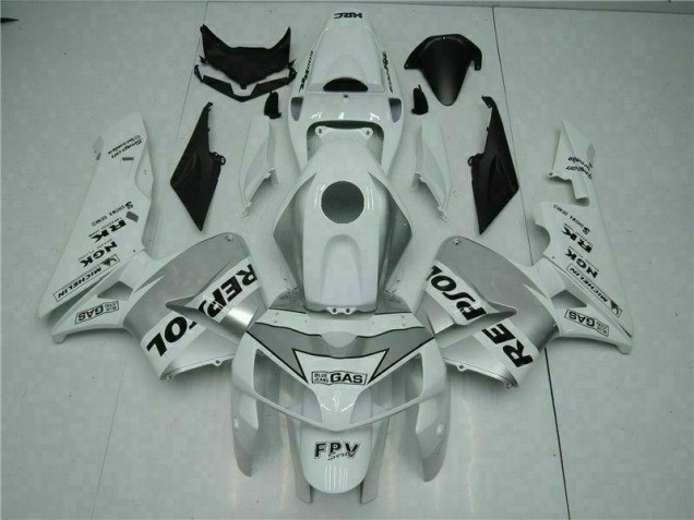 2005-2006 White Repsol Honda CBR600RR Bike Fairings & Bodywork