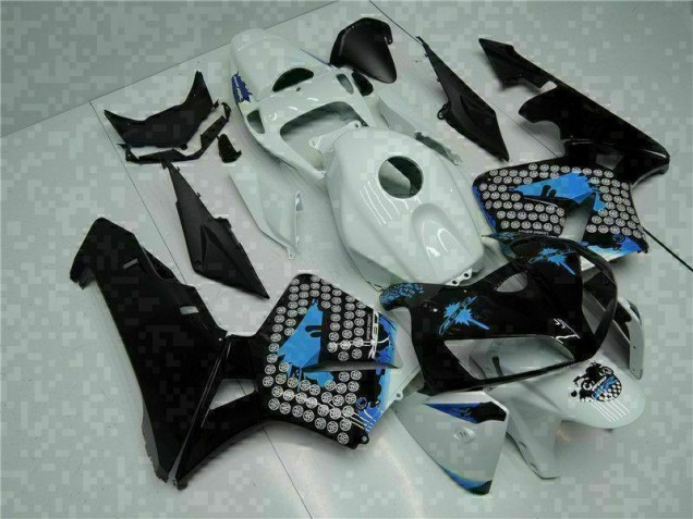 2005-2006 Black Honda CBR600RR Motorcycle Fairings Kits