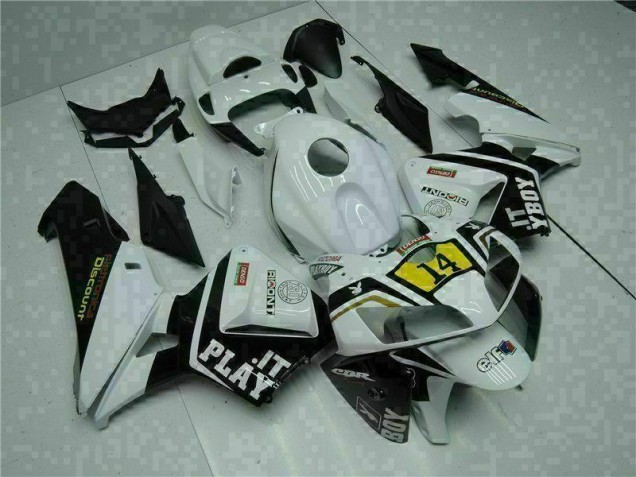 2005-2006 White Playboy 14 Honda CBR600RR Motorcycle Replacement Fairings