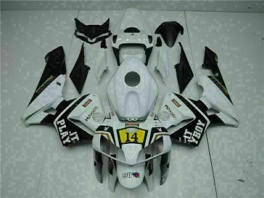 Abs 2005-2006 White Playboy 14 Honda CBR600RR Motorcycle Replacement Fairings