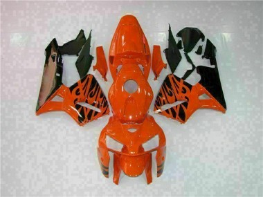 Abs 2005-2006 Orange Honda CBR600RR Motor Fairings