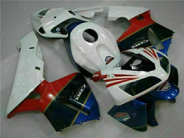 2005-2006 White Honda CBR600RR Motorcycle Fairings