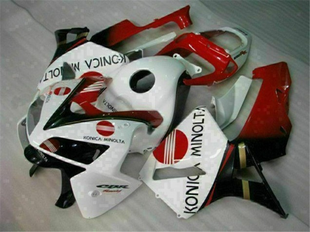 2005-2006 White Honda CBR600RR Motorcycle Fairing Kits