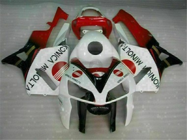 Abs 2005-2006 White Honda CBR600RR Motorcycle Fairing Kits