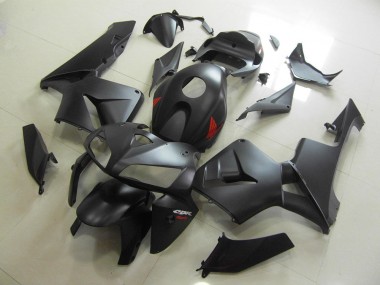 2005-2006 Black Red Honda CBR600RR Replacement Fairings