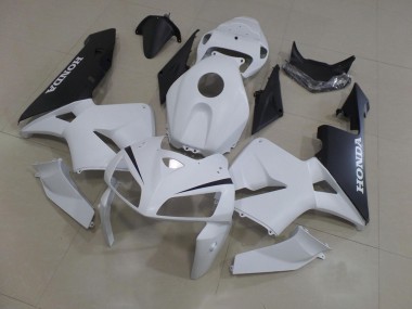 Abs 2005-2006 White Black Honda CBR600RR Motorcycle Fairings