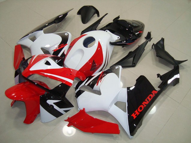 2005-2006 Red White Black Honda CBR600RR Motorcylce Fairings