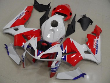 2005-2006 Red White Honda CBR600RR Motorcycle Fairing Kit