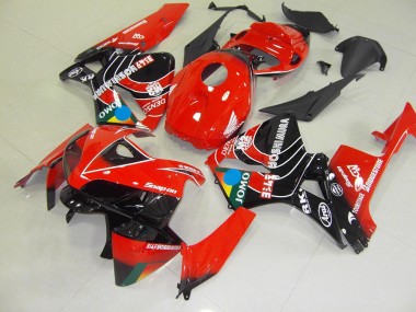 Abs 2005-2006 Red Black Jomo Honda CBR600RR Motor Bike Fairings