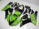 2005-2006 Green Kawasaki ZX6R Motorcycle Fairings Kit