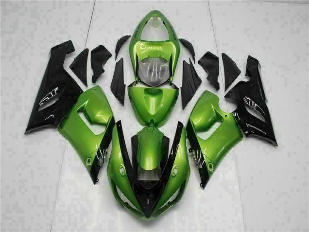 2005-2006 Green Kawasaki ZX6R Motorcycle Bodywork