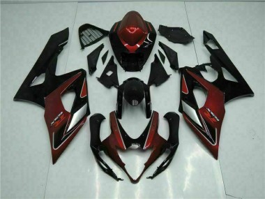 Abs 2005-2006 Red Black Suzuki GSXR 1000 Motorbike Fairings