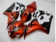 2006-2007 Orange Black Honda CBR1000RR Motorcycle Fairings Kit