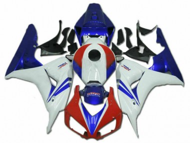 2006-2007 Blue White Honda CBR1000RR Motorbike Fairing Kits