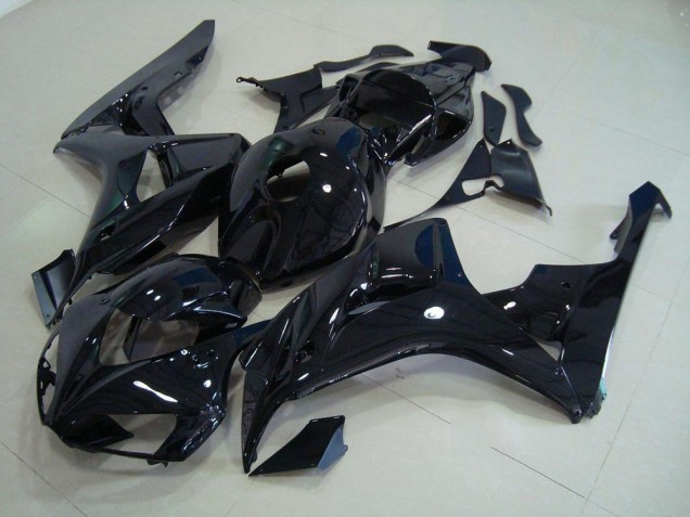 2006-2007 Glossy Black Honda CBR1000RR Bike Fairings