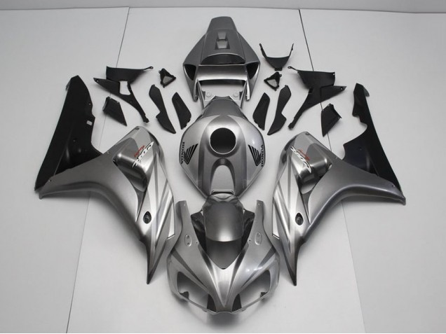 2006-2007 Black and Grey Honda CBR1000RR Replacement Motorcycle Fairings