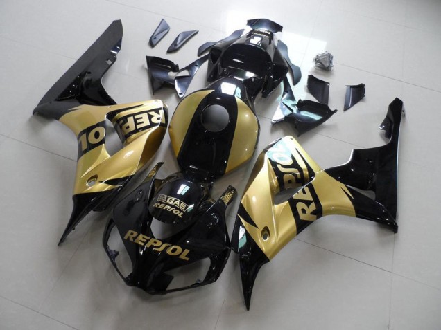 2006-2007 Gold Repsol Honda CBR1000RR Moto Fairings