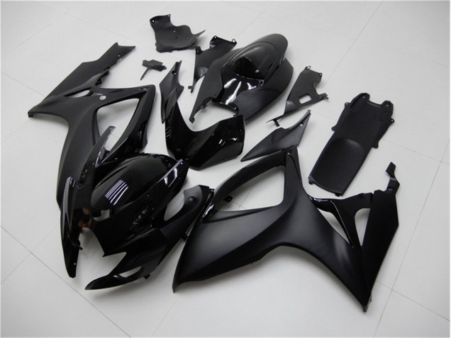 2006-2007 Matte Black Suzuki GSXR 600/750 Bike Fairings