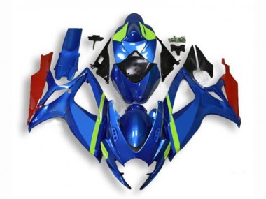 2006-2007 Blue Suzuki GSXR 600/750 Motorcyle Fairings