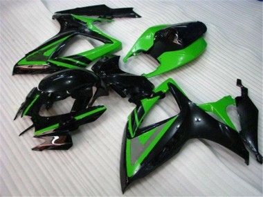 Abs 2006-2007 Green Black Suzuki GSXR 600/750 Motorcycle Bodywork