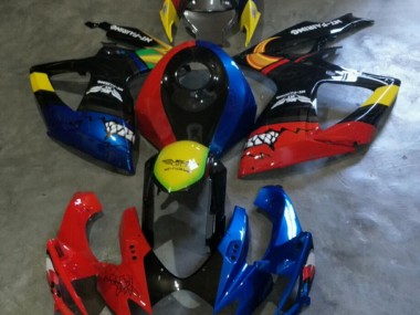 2006-2007 Red Blue Suzuki GSXR 600/750 Motorbike Fairing