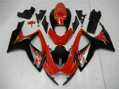 Abs 2006-2007 Red Suzuki GSXR 600/750 Bike Fairing Kit