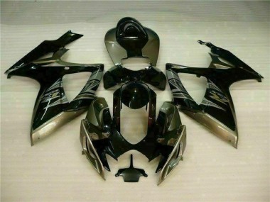 Abs 2006-2007 Black Grey Suzuki GSXR 600/750 Motorcycle Fairing Kits