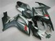 2006-2007 Silver Black Suzuki GSXR 600/750 Motorcycle Fairings Kits