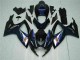 2006-2007 Black Blue Suzuki GSXR 600/750 Bike Fairings