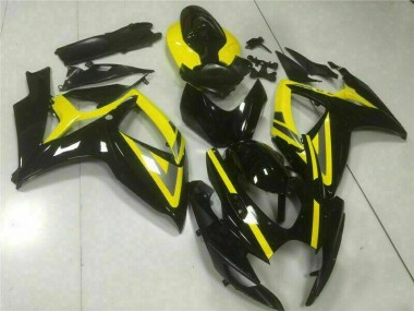 2006-2007 Black Suzuki GSXR 600/750 Bike Fairings