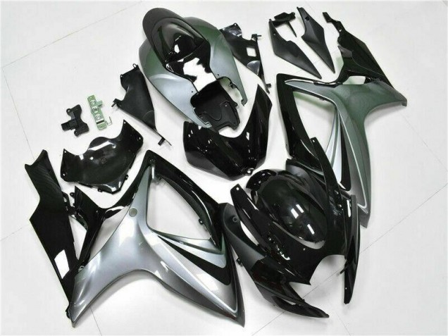 2006-2007 Black Suzuki GSXR 600/750 Motor Bike Fairings