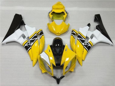 Abs 2006-2007 Yellow White Black Yamaha YZF R6 Motorbike Fairing Kits