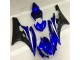 2006-2007 Blue Black Yamaha YZF R6 Motorcycle Fairings Kits