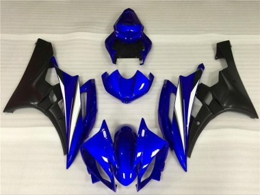 Abs 2006-2007 Blue Black Yamaha YZF R6 Motorcycle Fairings Kits