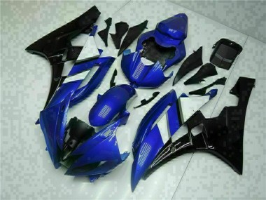 Abs 2006-2007 Blue Black Yamaha YZF R6 Motorcycle Fairing Kit