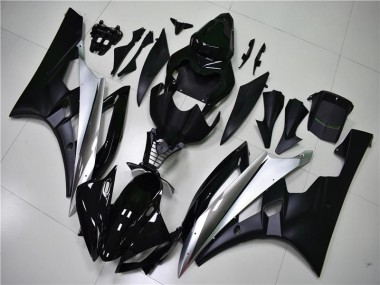 Abs 2006-2007 Silver Black Yamaha YZF R6 Bike Fairing