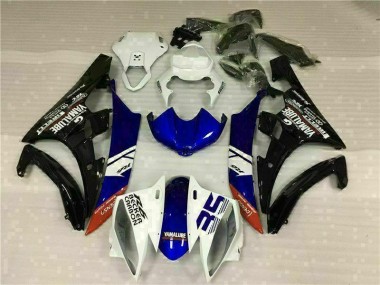 Abs 2006-2007 White Yamaha YZF R6 Motorbike Fairing Kits