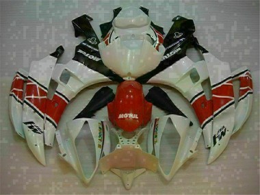 Abs 2006-2007 Red White Yamaha YZF R6 Replacement Fairings