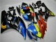 2006-2007 Yellow Blue Red Yamaha YZF R6 Motorcycle Fairings Kit