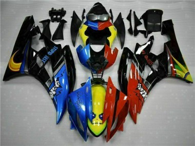 Abs 2006-2007 Yellow Blue Red Yamaha YZF R6 Motorcycle Fairings Kit