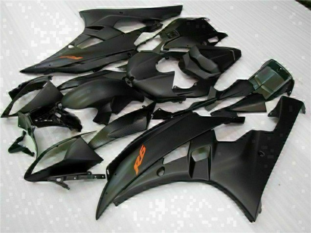 2006-2007 Black Yamaha YZF R6 Motorcycle Fairing