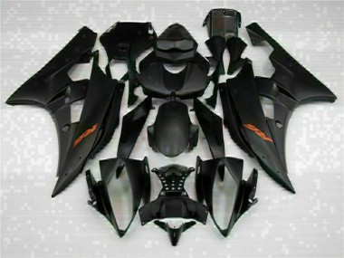 Abs 2006-2007 Black Yamaha YZF R6 Motorcycle Fairing