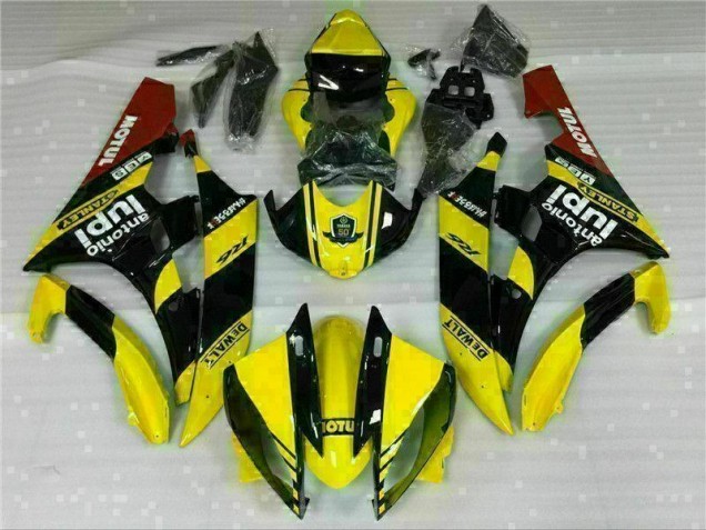 Abs 2006-2007 Yellow Yamaha YZF R6 Motor Bike Fairings