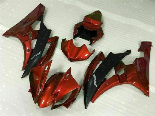 Abs 2006-2007 Red Yamaha YZF R6 Replacement Motorcycle Fairings