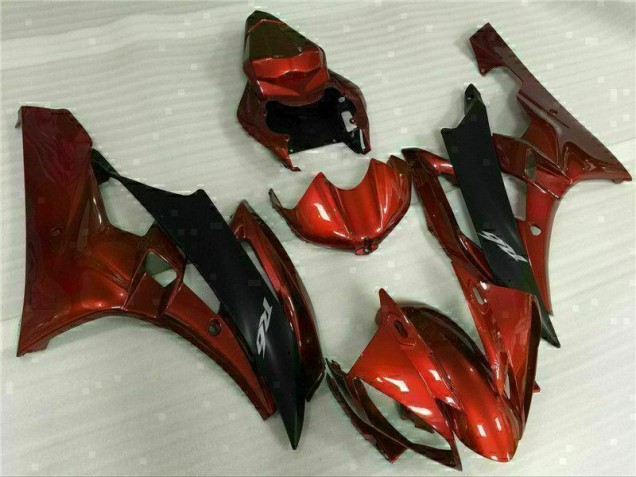 Abs 2006-2007 Red Yamaha YZF R6 Replacement Motorcycle Fairings