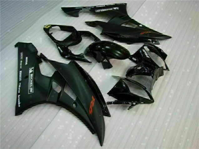 Abs 2006-2007 Black Yamaha YZF R6 Motorbike Fairing Kits