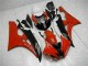 2006-2007 Red Black Yamaha YZF R6 Motorcycle Fairings Kits