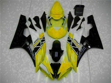Abs 2006-2007 Yellow Black Yamaha YZF R6 Motorcycle Fairing Kit